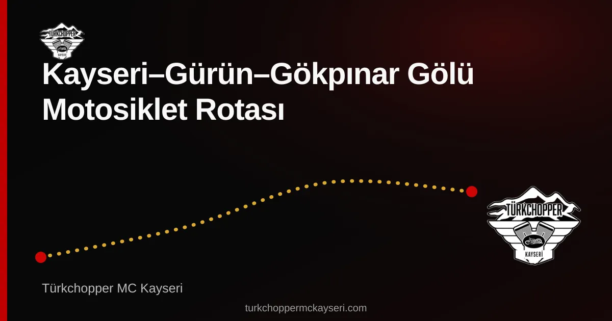 Gürün–Gökpınar Gölü rota planı kapağı