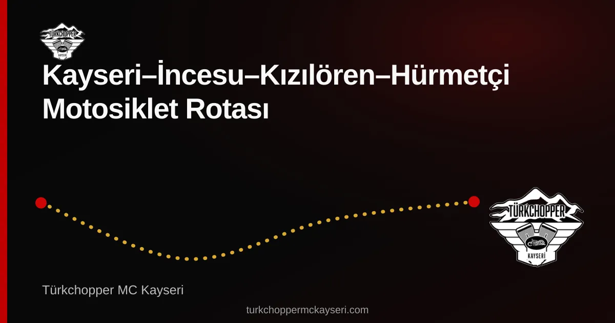İncesu–Kızılören–Hürmetçi rota planı kapağı