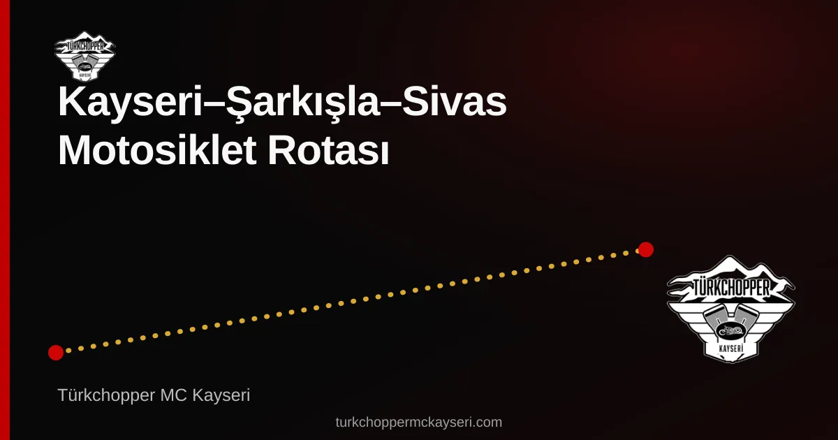 Şarkışla–Sivas rota planı kapağı
