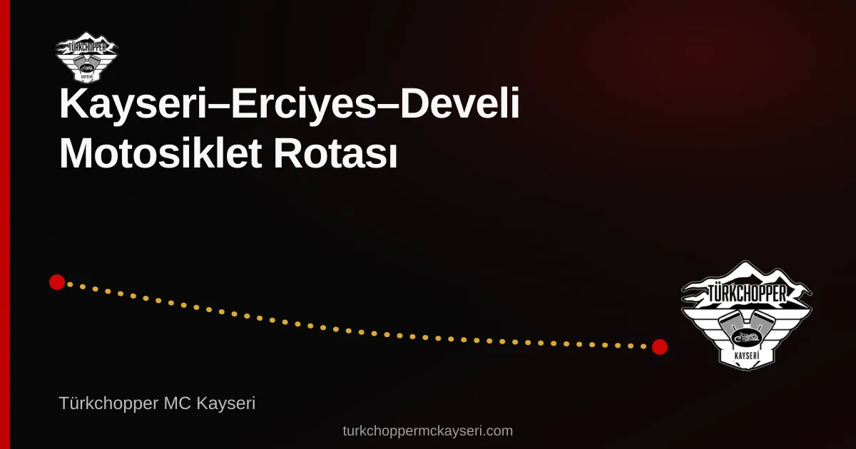 Erciyes–Develi rota planı kapağı