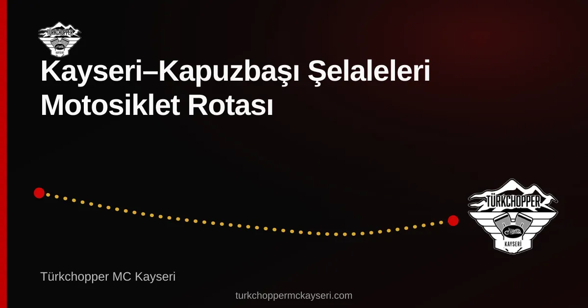 Kapuzbaşı Şelaleleri rota planı kapağı
