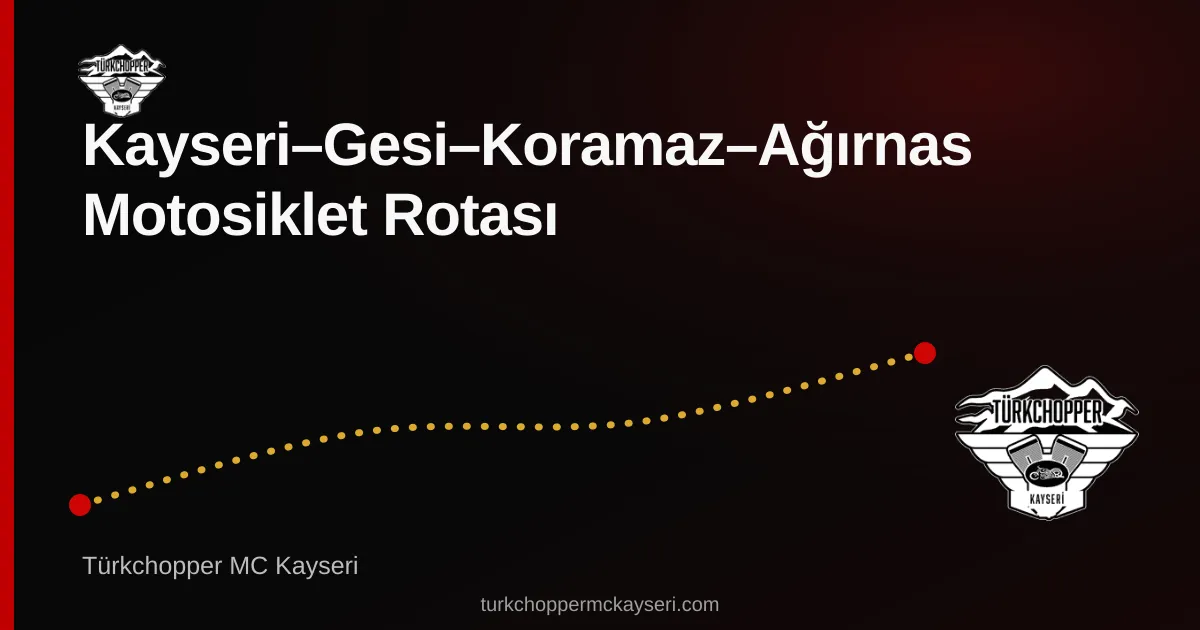 Gesi–Koramaz–Ağırnas rota planı kapağı