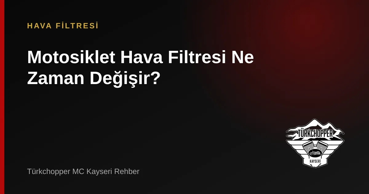 Motosiklet Hava Filtresi